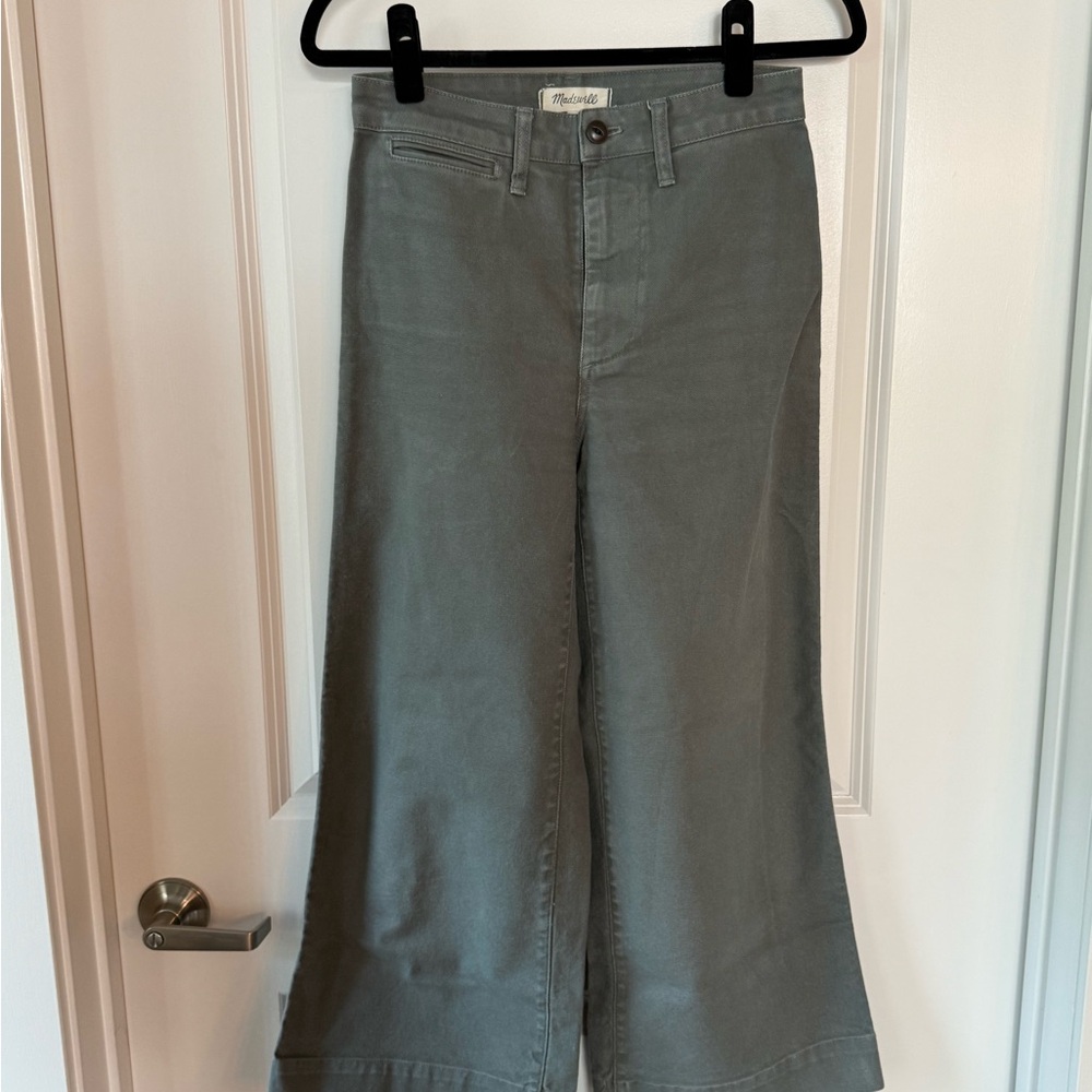 Madewell Green/Gray Emmett Pants